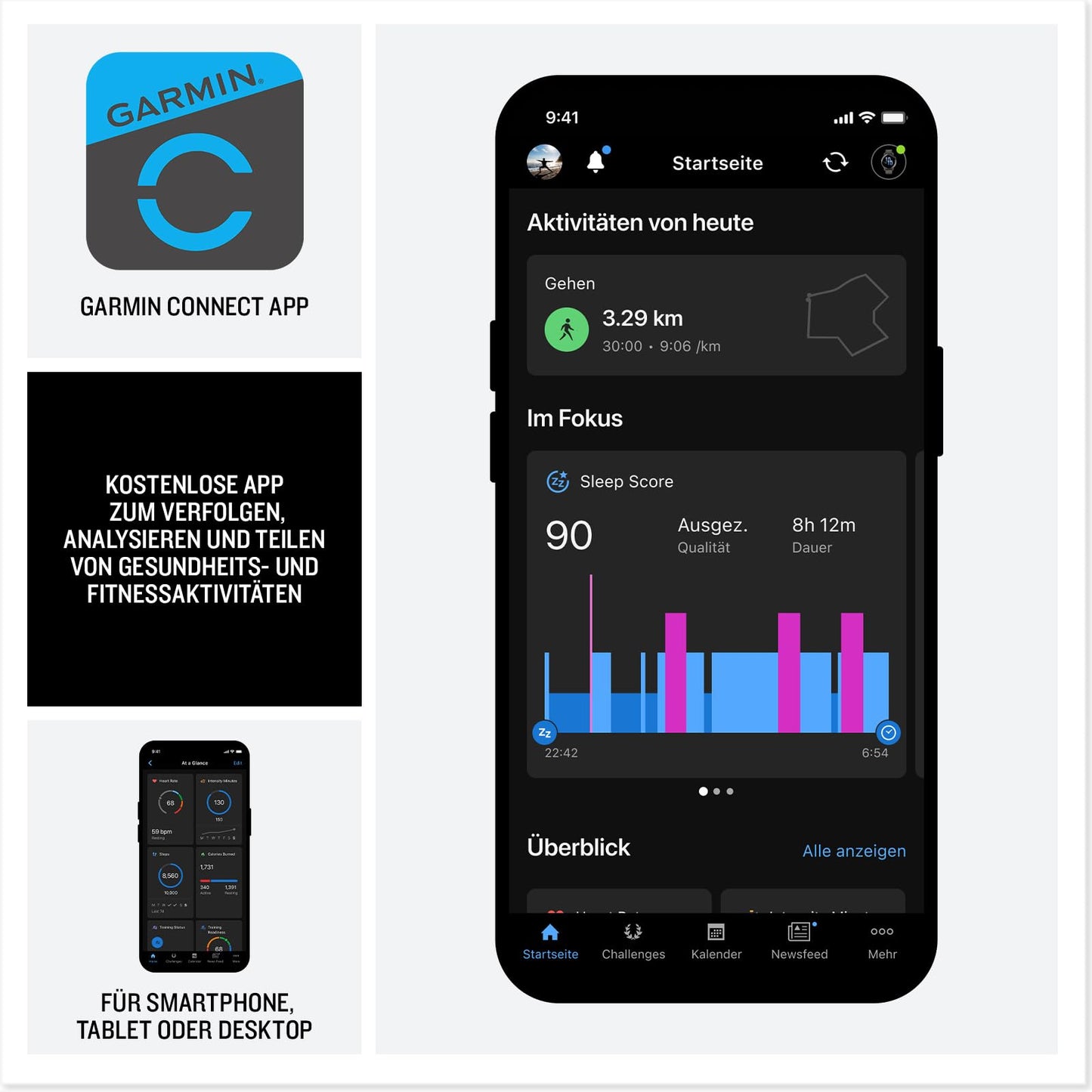 Garmin Venu 4 45mm - Fitness-Smartwatch, 1,4" AMOLED Touchdisplay, bis zu 12 Tage Akkulaufzeit, 80+ Sport-Apps, EKG, Health Status, Fitness Coach